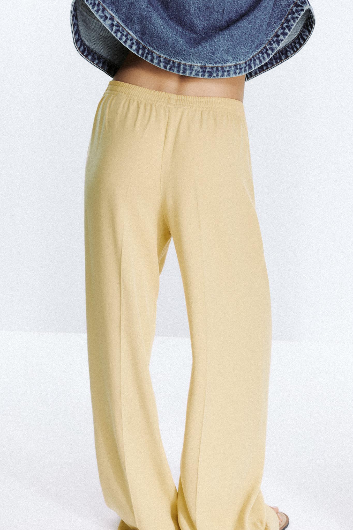 WIDE LEG SEAM PANTS Product Image