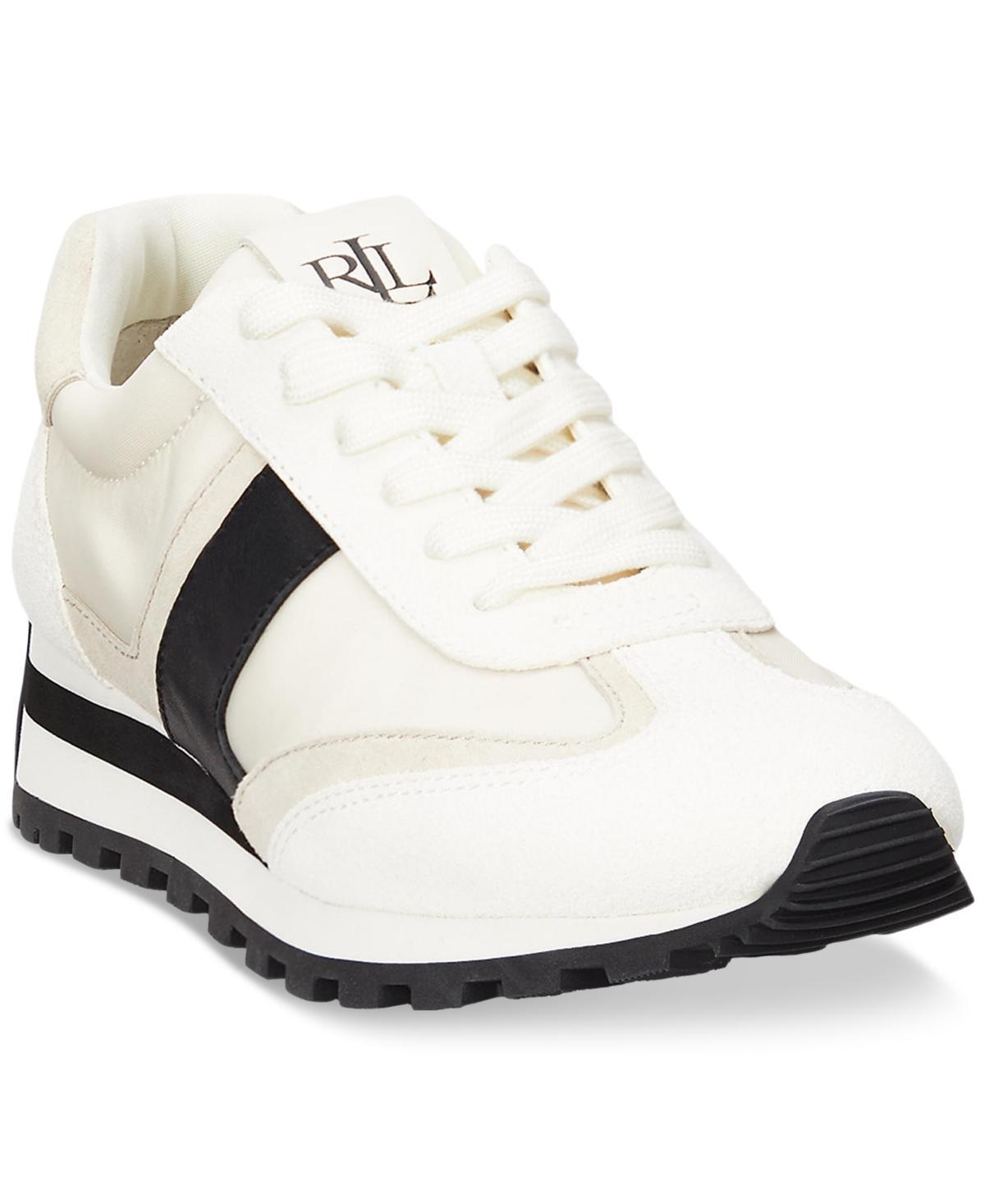 Lauren Ralph Lauren Womens Dani Lace-Up Sneakers - Soft White Product Image