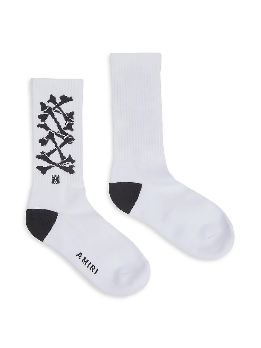 Mens Bones Stacked Cotton-Blend Socks Product Image