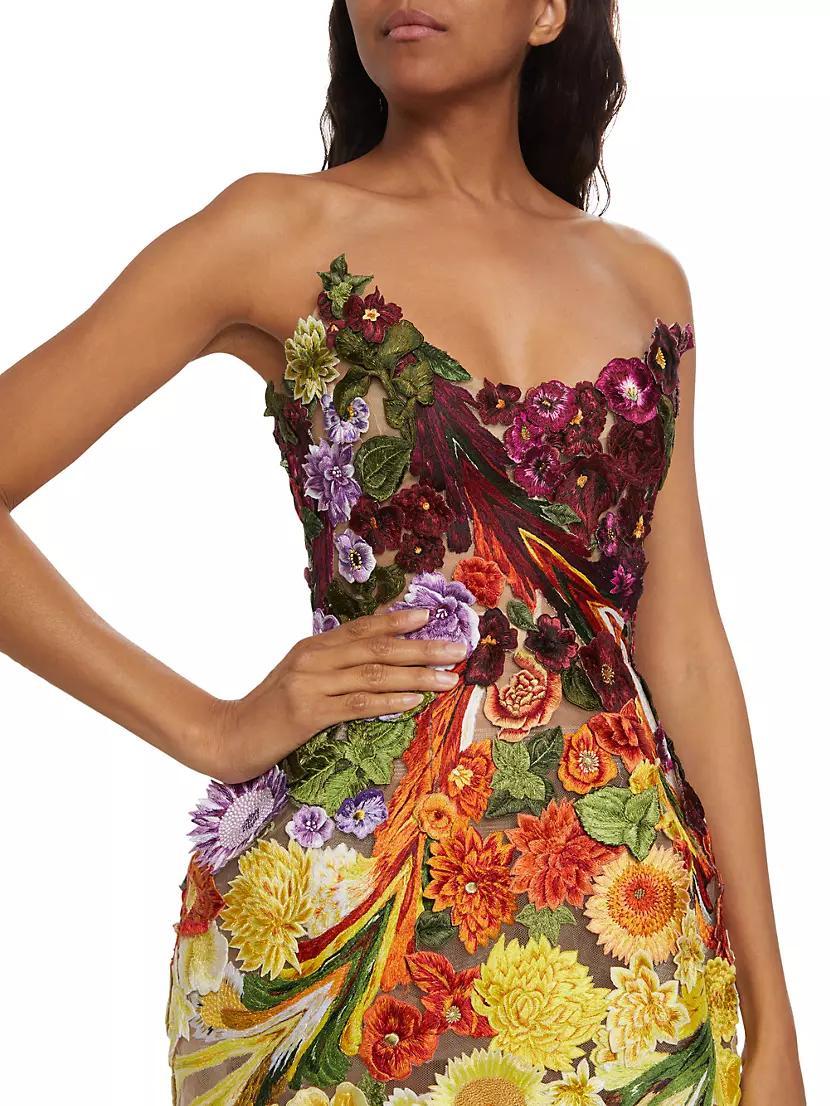 Floral Embroidered Minidress Product Image