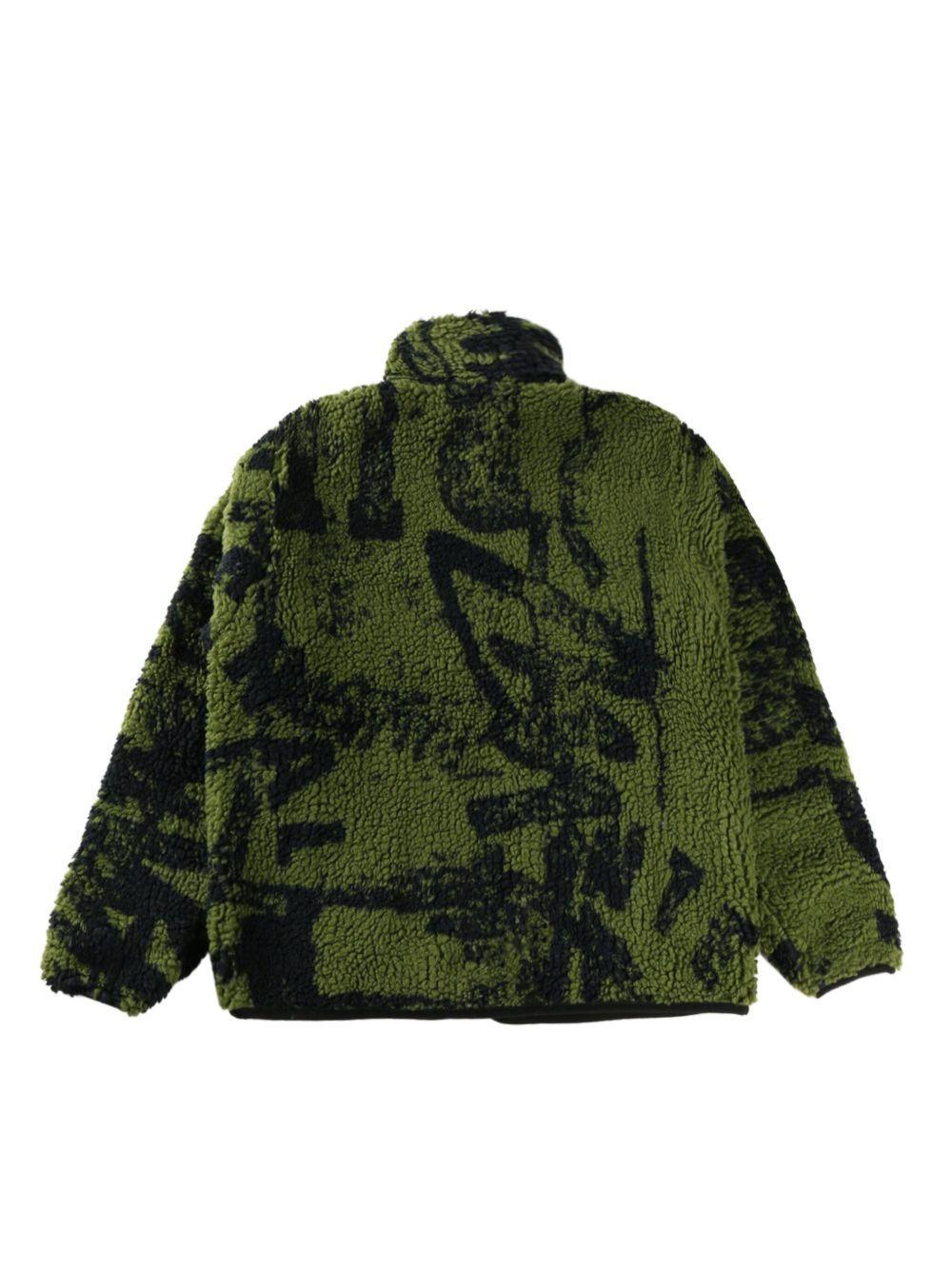 printed fleece jacket Product Image