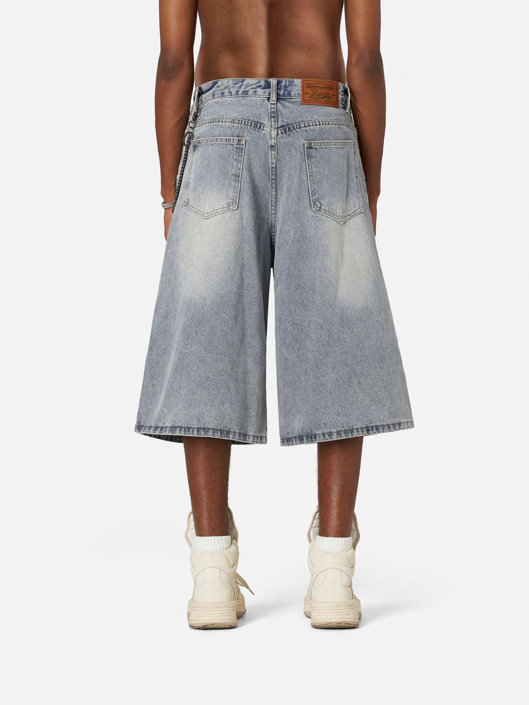 Aelfric Eden Distressed Baggy Longline Jorts Product Image