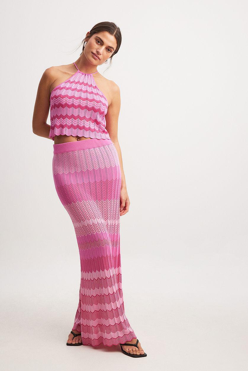 Fine Knitted Maxi Skirt Product Image