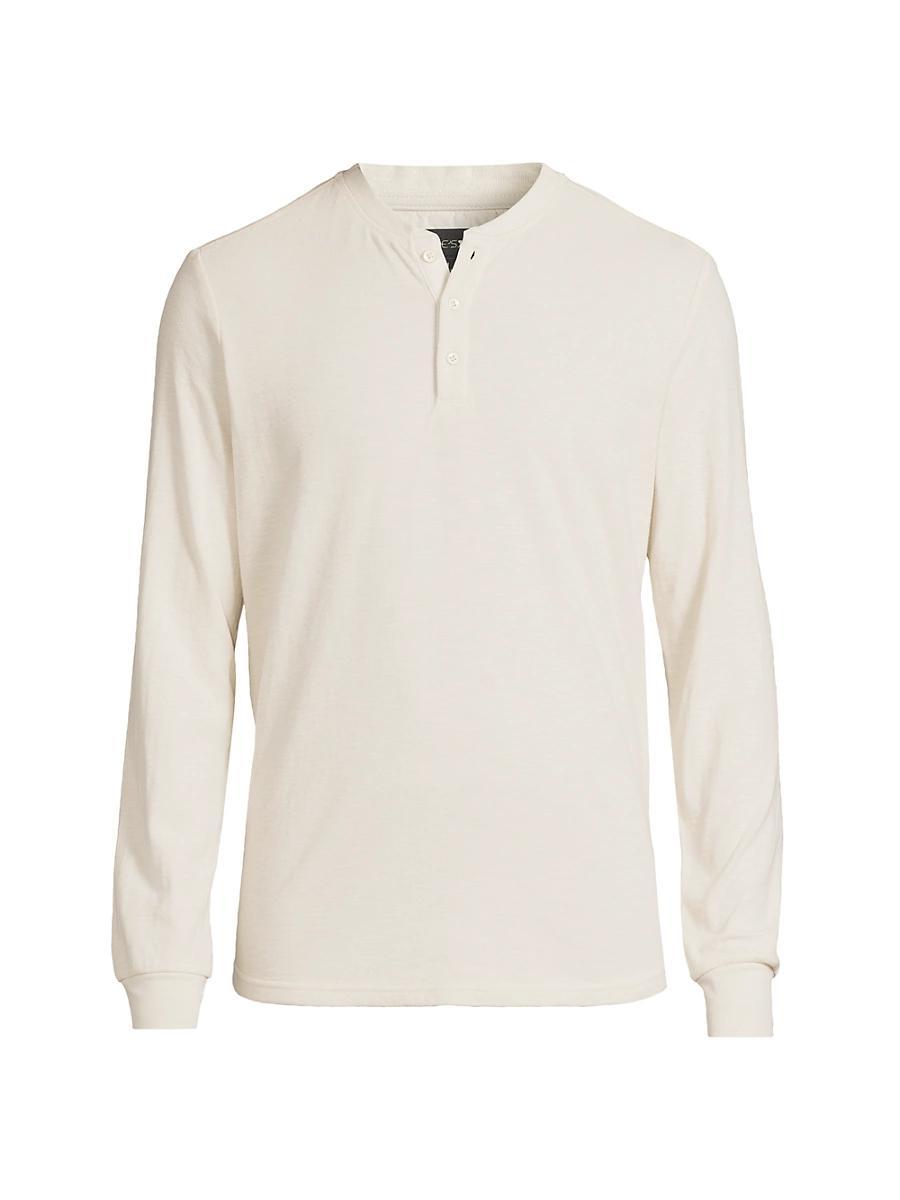 Mens Dwight Long-Sleeve Henley T-Shirt Product Image