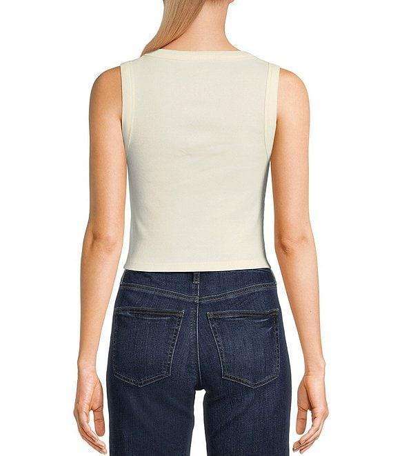 Billabong Block Party Cropped Graphic Tank Top Product Image