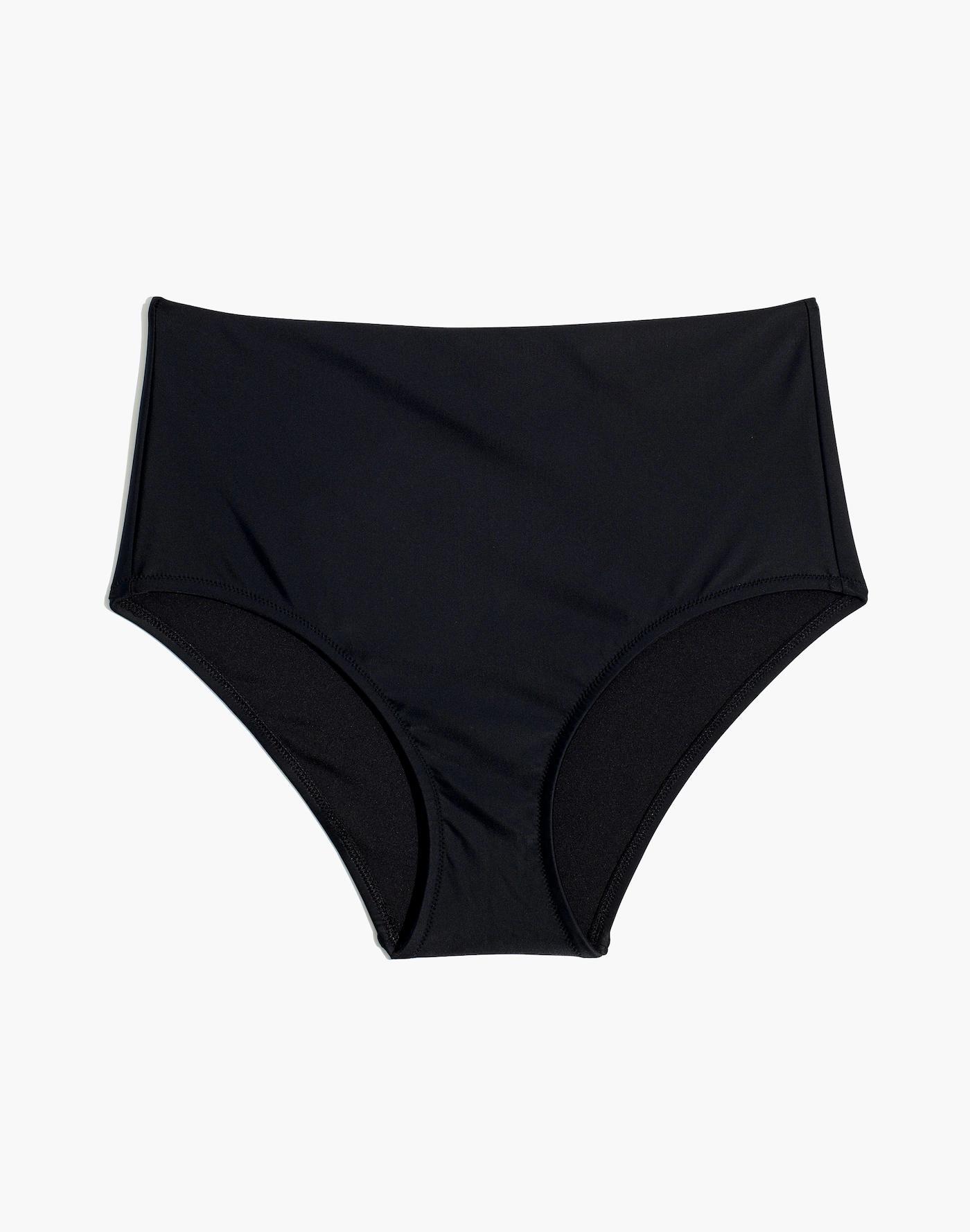 Plus Madewell Second Wave Retro High-Waisted Bikini Bottom Product Image