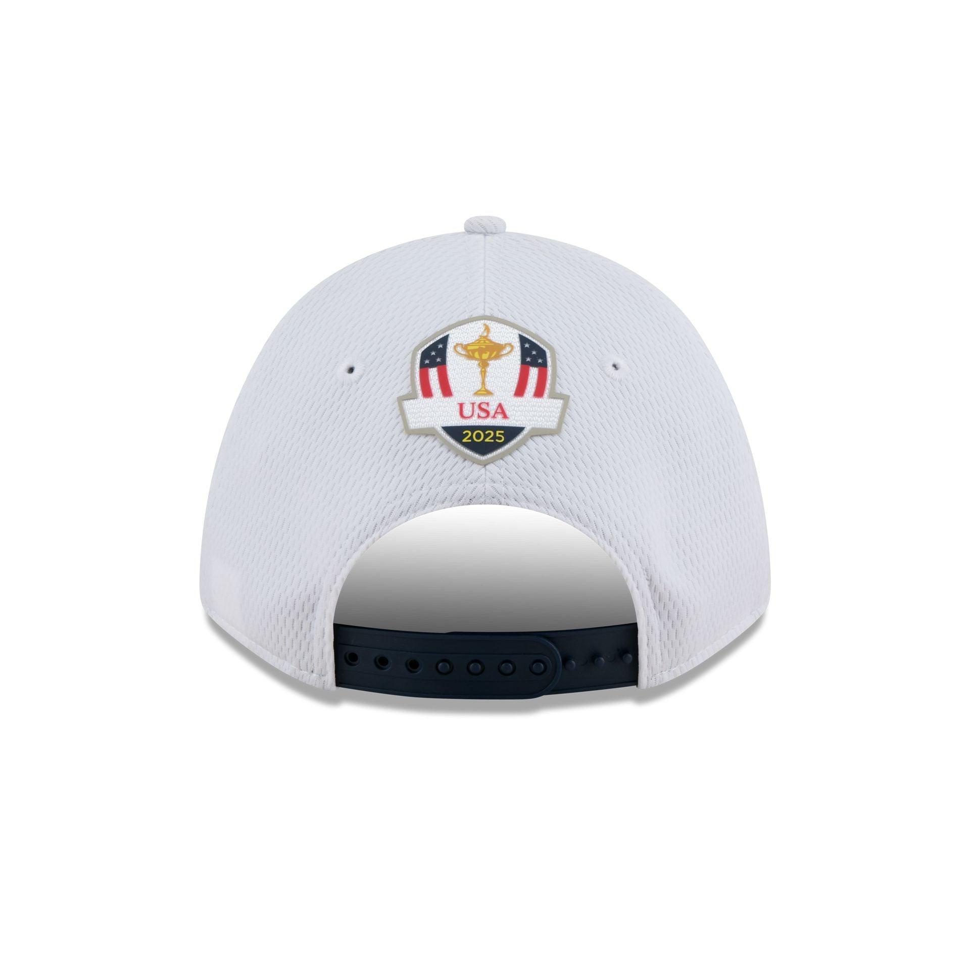 2025 Ryder Cup Team USA White 9FORTY M-Crown Snapback Hat Male Product Image