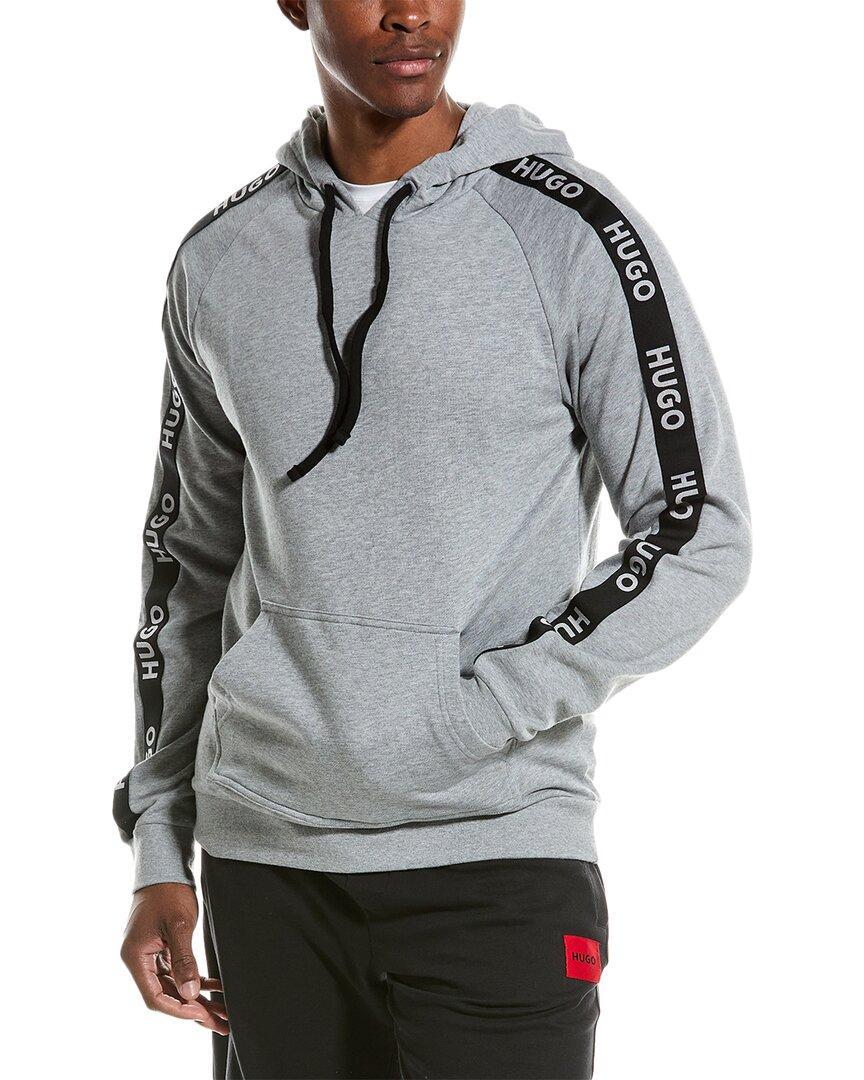 Sporty Logo Hoodie In Grey Product Image