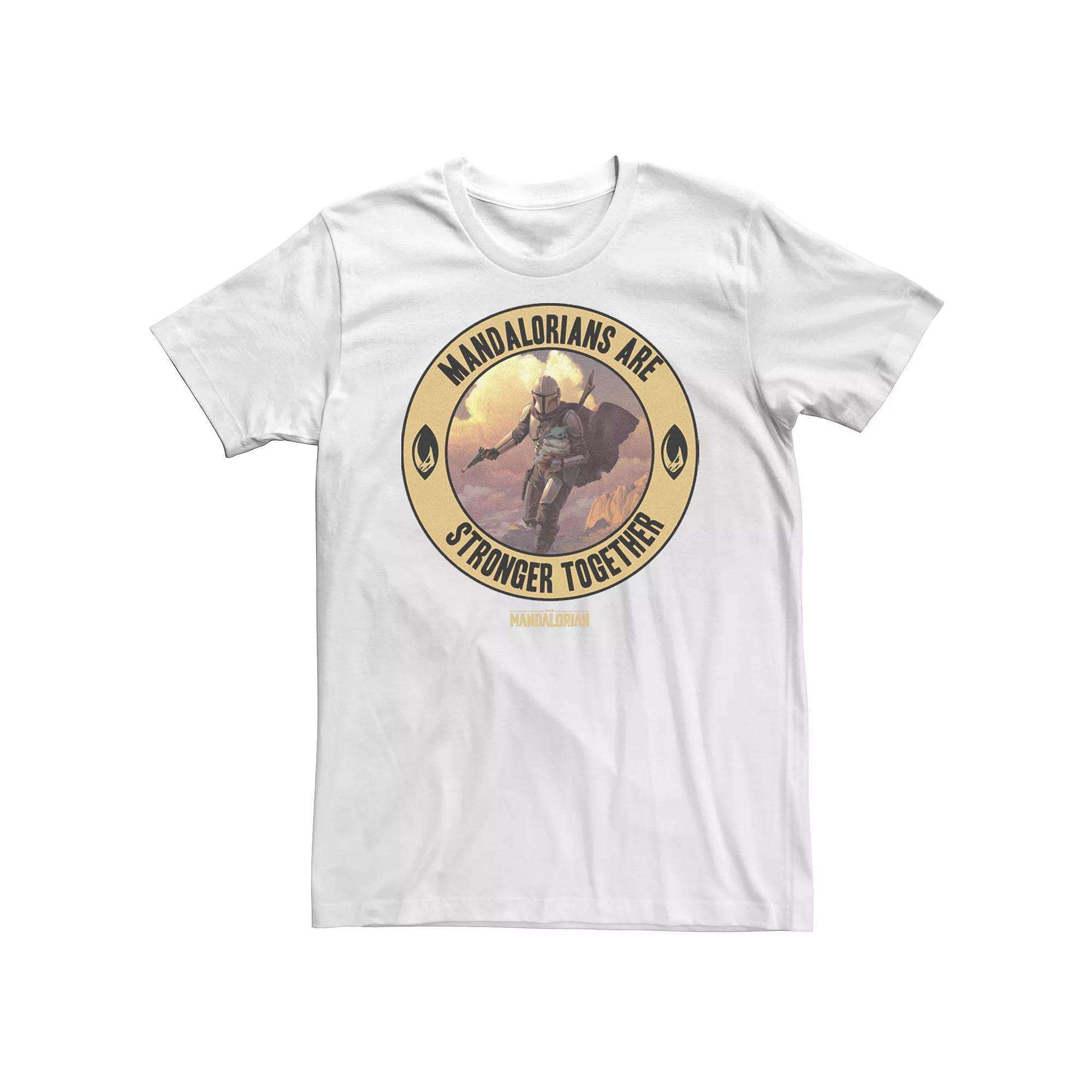Men's Star Wars: The Mandalorian Mandalorians Stronger Together Tee,  Product Image
