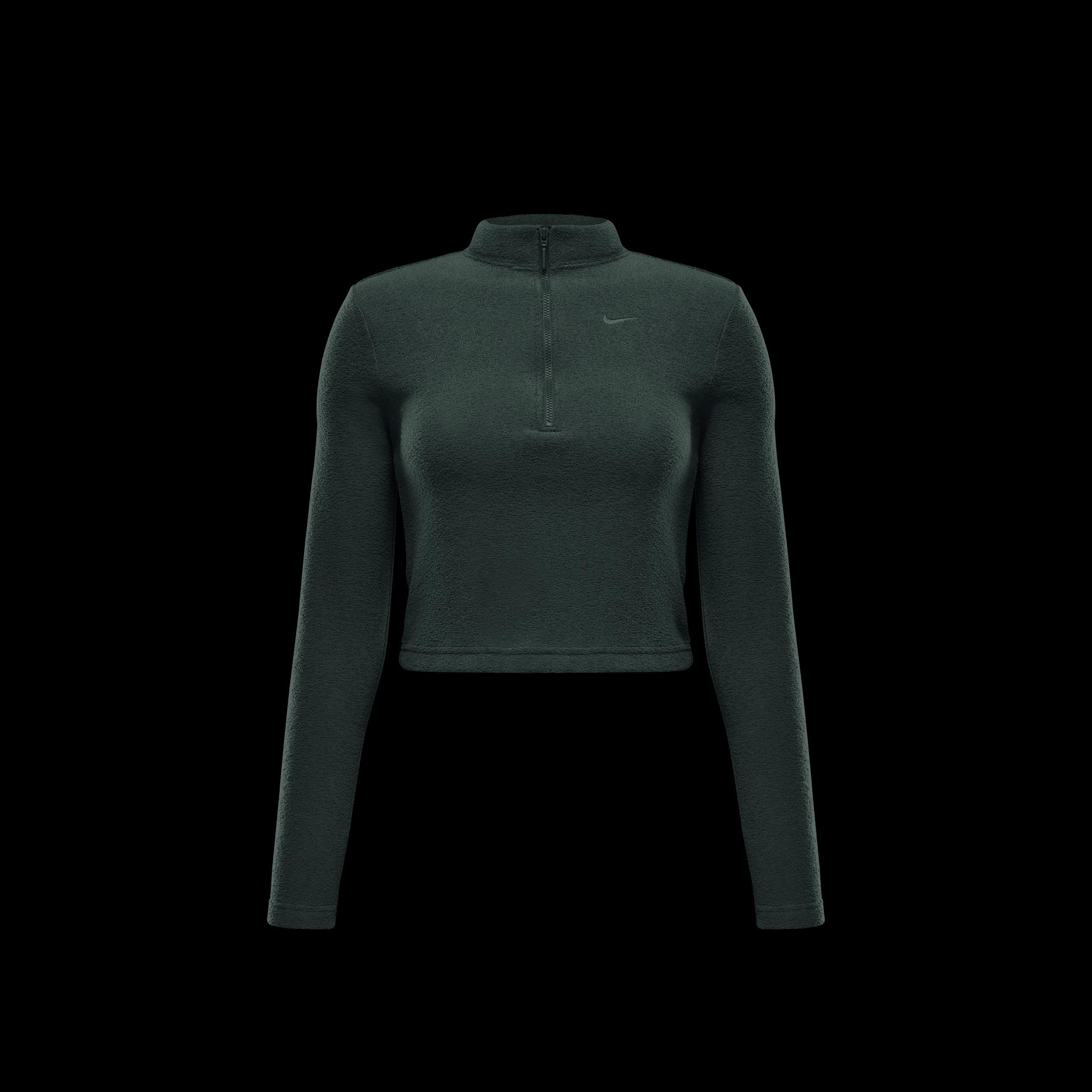 Nike Sportswear Phoenix Plush Women's Slim Long-Sleeve Cozy Fleece 1/2-Zip Top Product Image