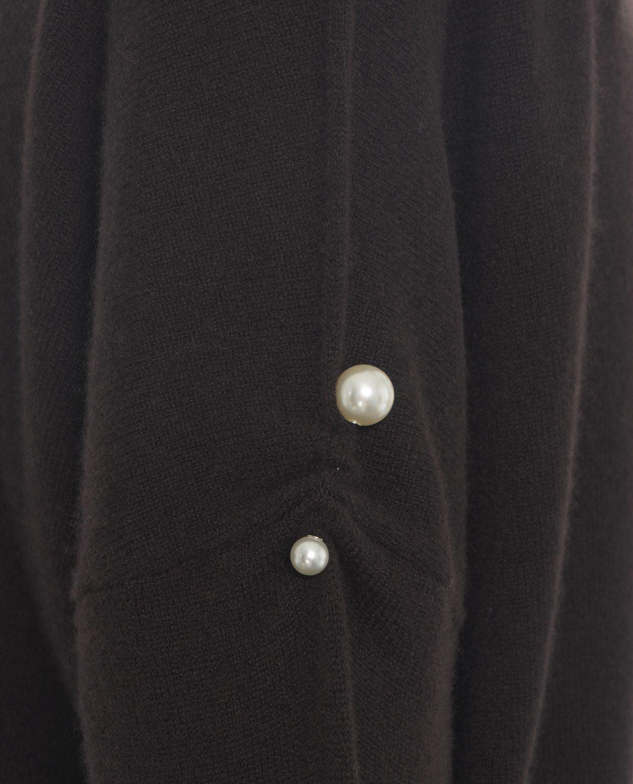 Cashmere sweater with pearl detail Product Image