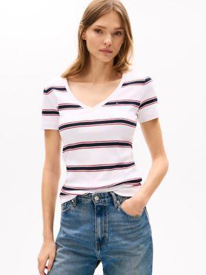 V-Neck Stripe Favorite T-Shirt Product Image