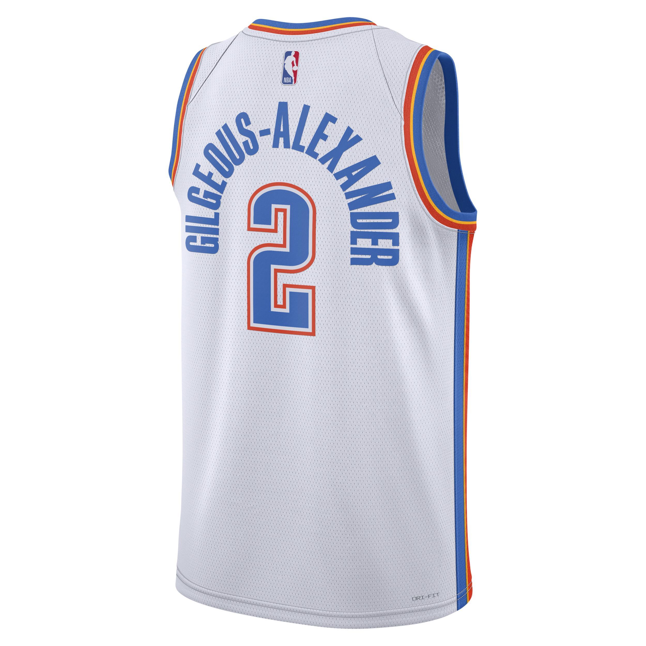 Oklahoma City Thunder Association Edition 2022/23 Nike Mens Dri-FIT NBA Swingman Jersey Product Image