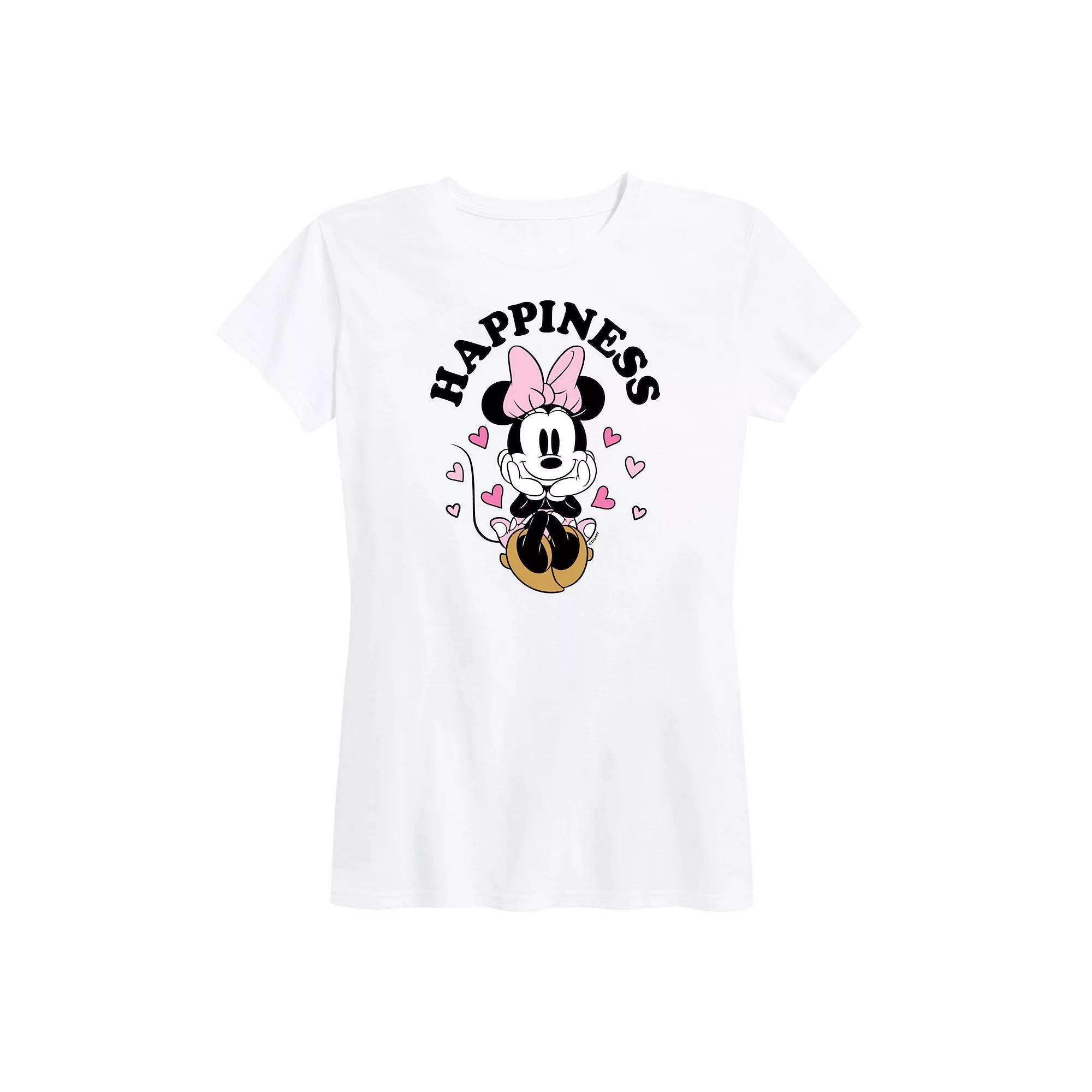Disney's Minnie Mouse Women's Happiness Graphic Tee,  Product Image