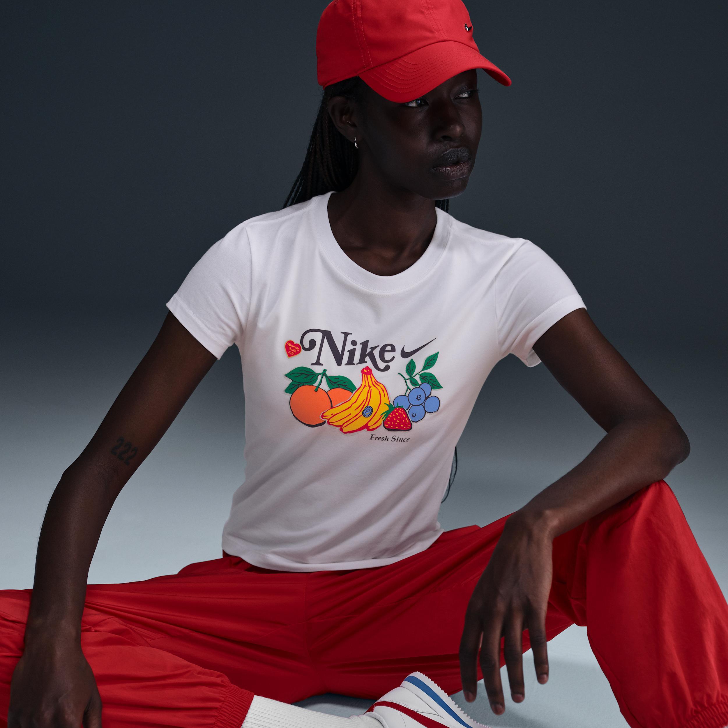 Womens Nike Sportswear Essential Slim Crop T-Shirt Product Image