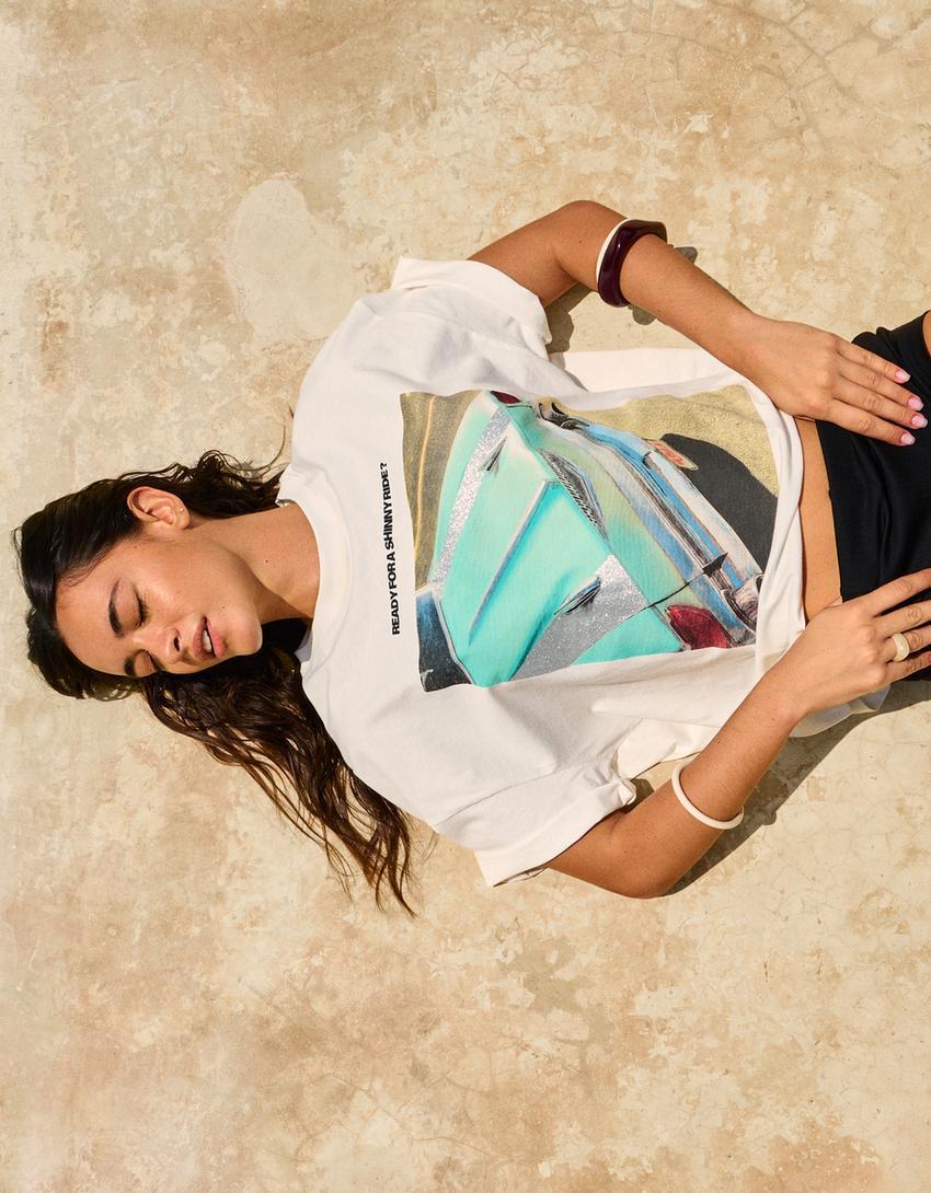 Short sleeve T-shirt with print Product Image