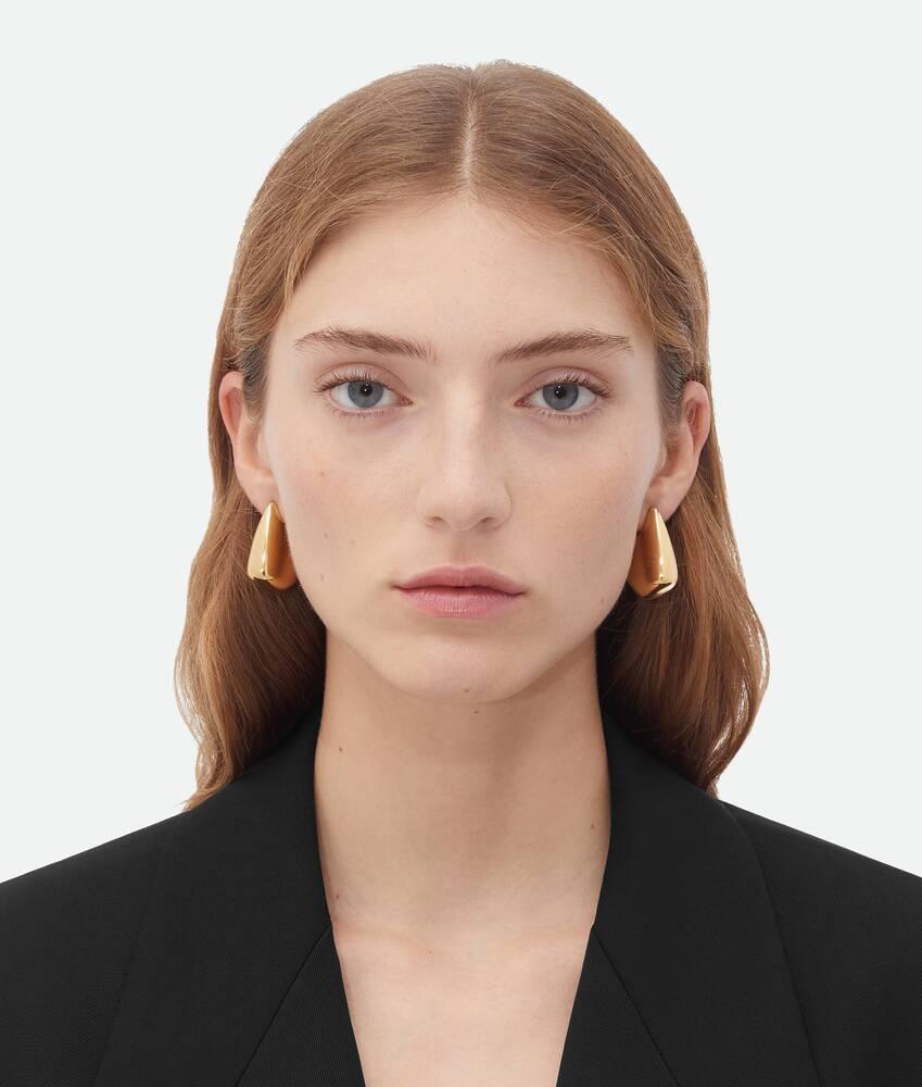 BOTTEGA VENETA Geometric Earrings In Yellow Product Image