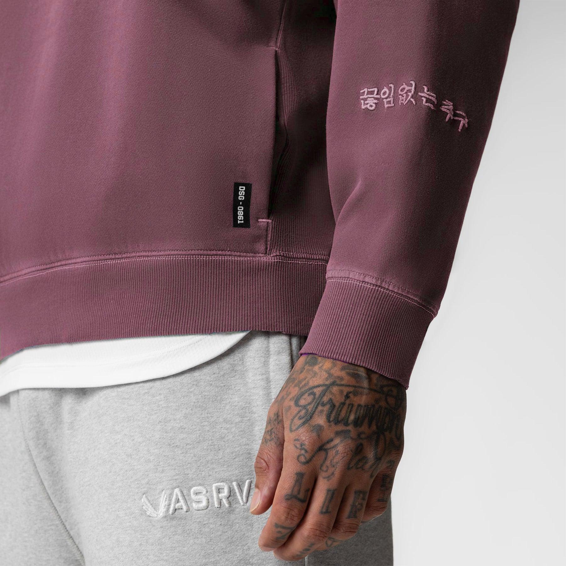 0861. Tech Essential™ Distressed Crewneck - Faded Olive Product Image