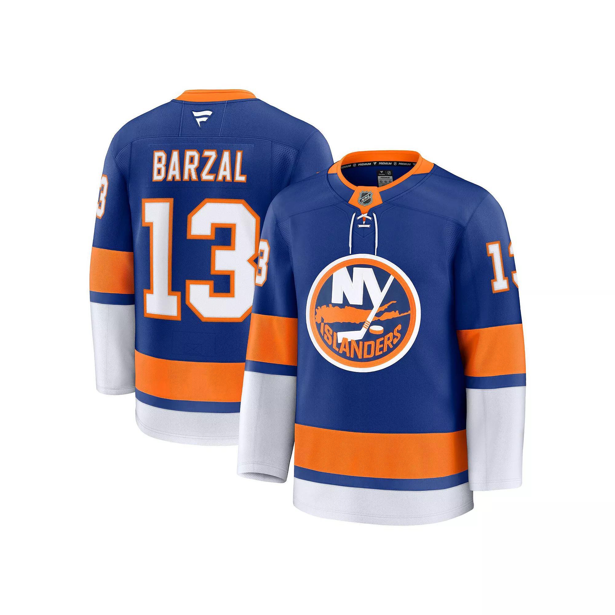Men's Fanatics Mathew Barzal Royal New York Islanders Home Premium Jersey, Size: 46, Isl Blue Product Image