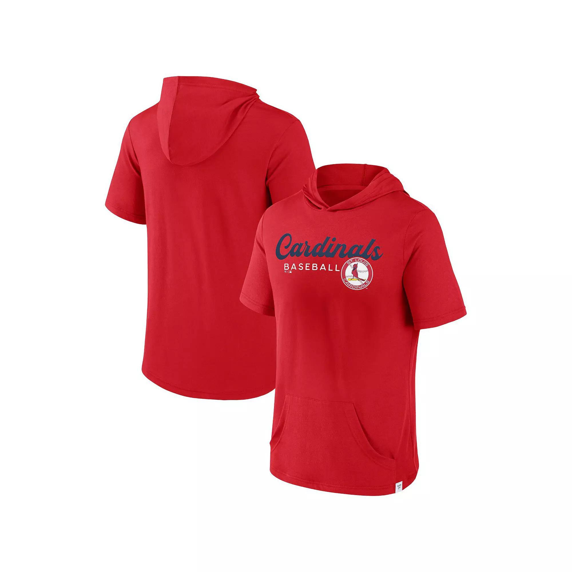 Men's Fanatics Branded Royal Kansas City Royals Offensive Strategy Short Sleeve Pullover Hoodie, Size: Medium, Blue Product Image