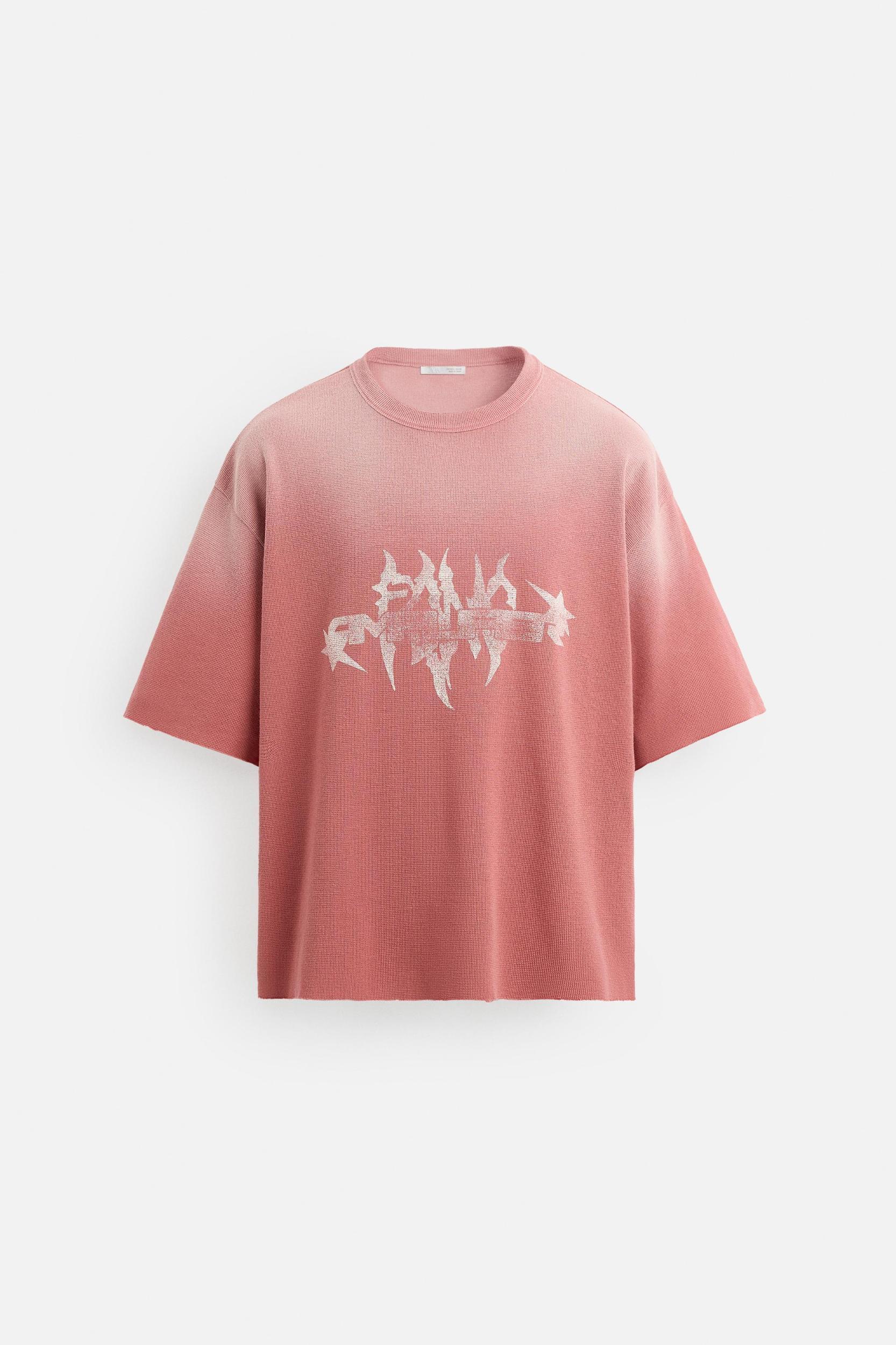 PRINTED KNIT T-SHIRT Product Image