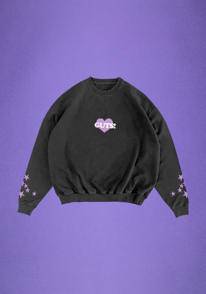 GUTS world tour crewneck pullover in black Product Image