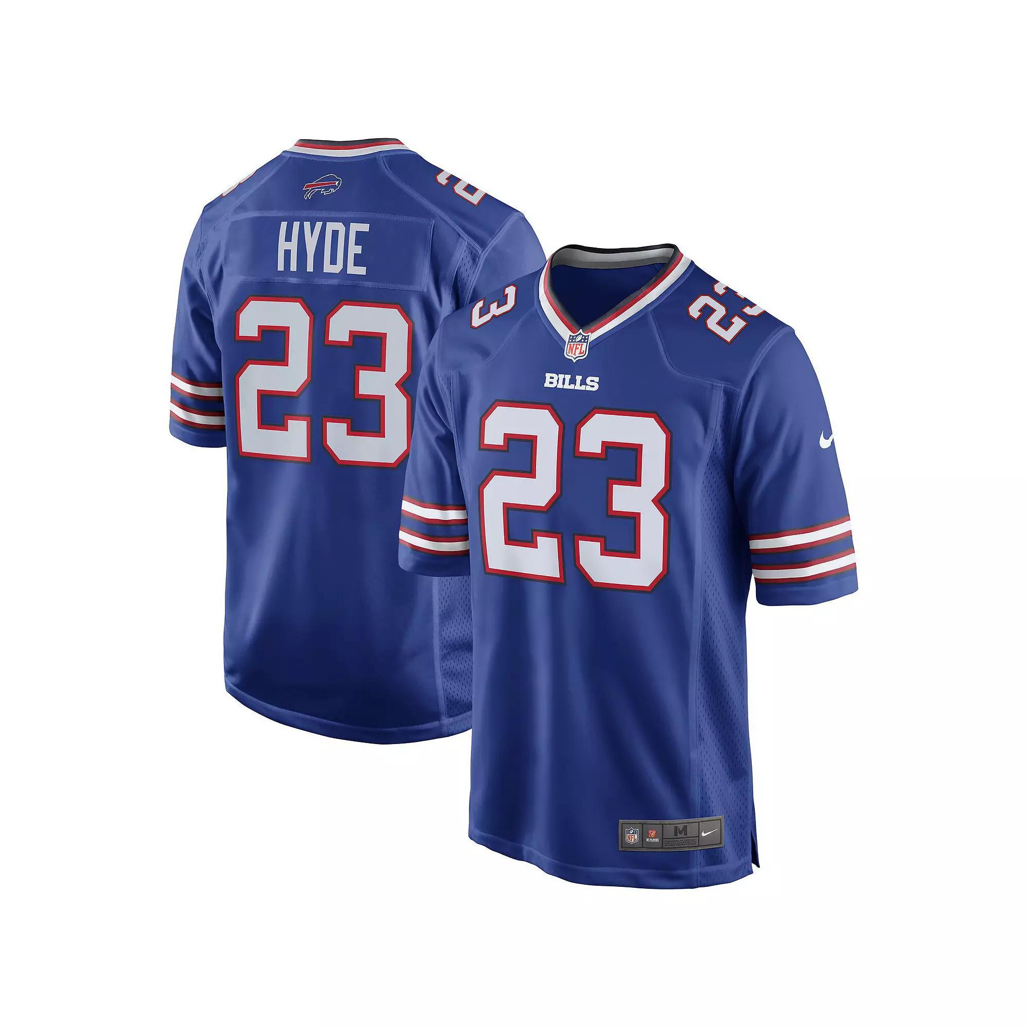 Men's Nike Micah Hyde Royal Buffalo Bills Game Player Jersey, Size: Small, Blue Product Image