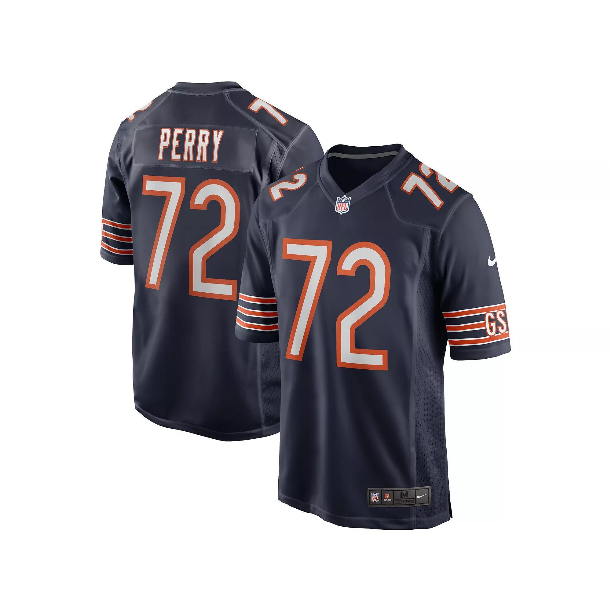 Men's Nike William Perry Navy Chicago Bears Game Retired Player Jersey,  Product Image