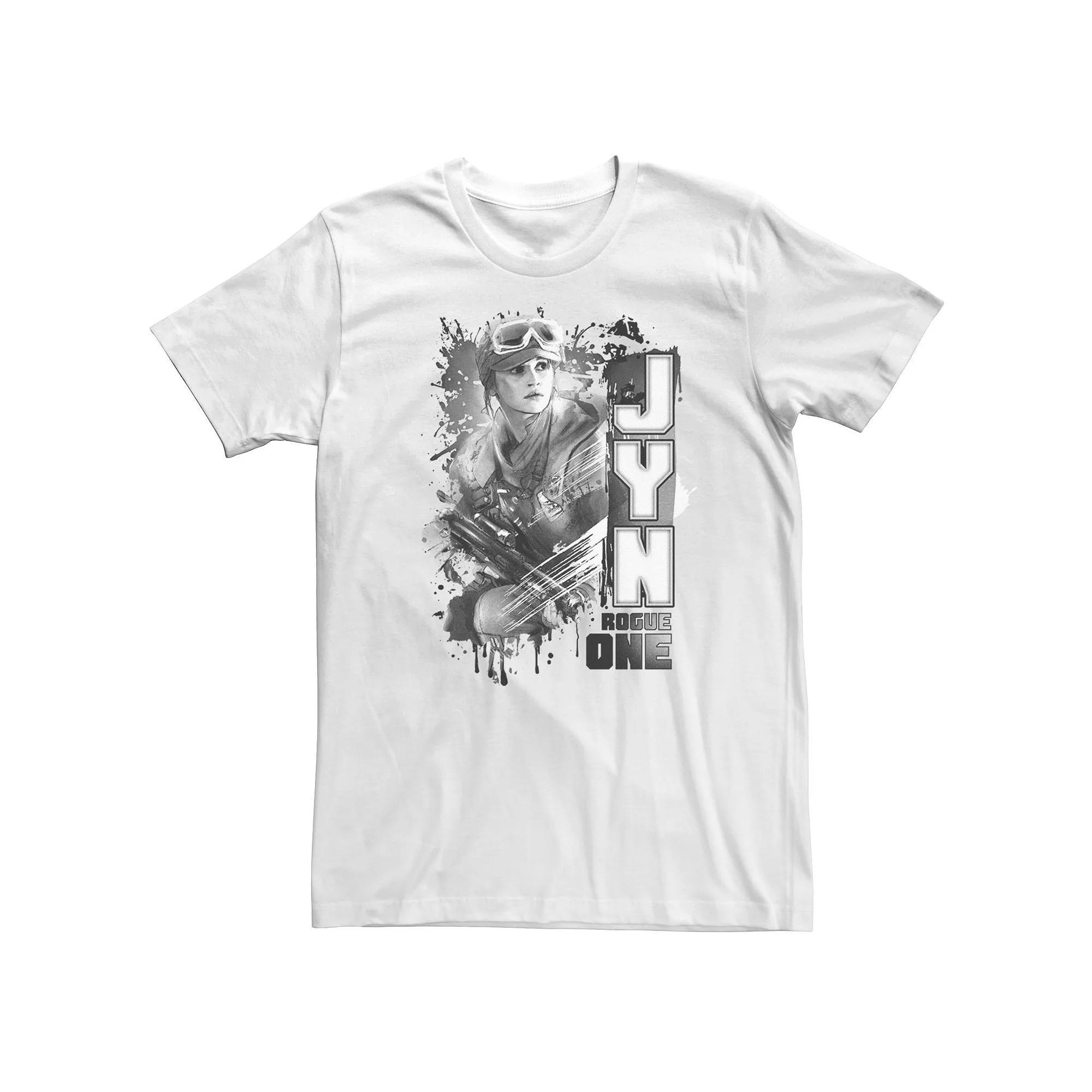 Big & Tall Star Wars Rogue One Jyn Paint Splatter Print Tee, Men's,  Product Image