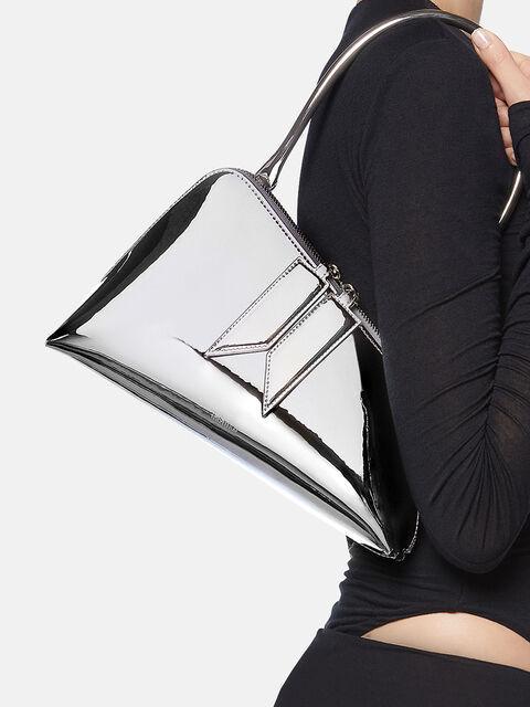 ''Sunrise'' silver shoulder bag Product Image