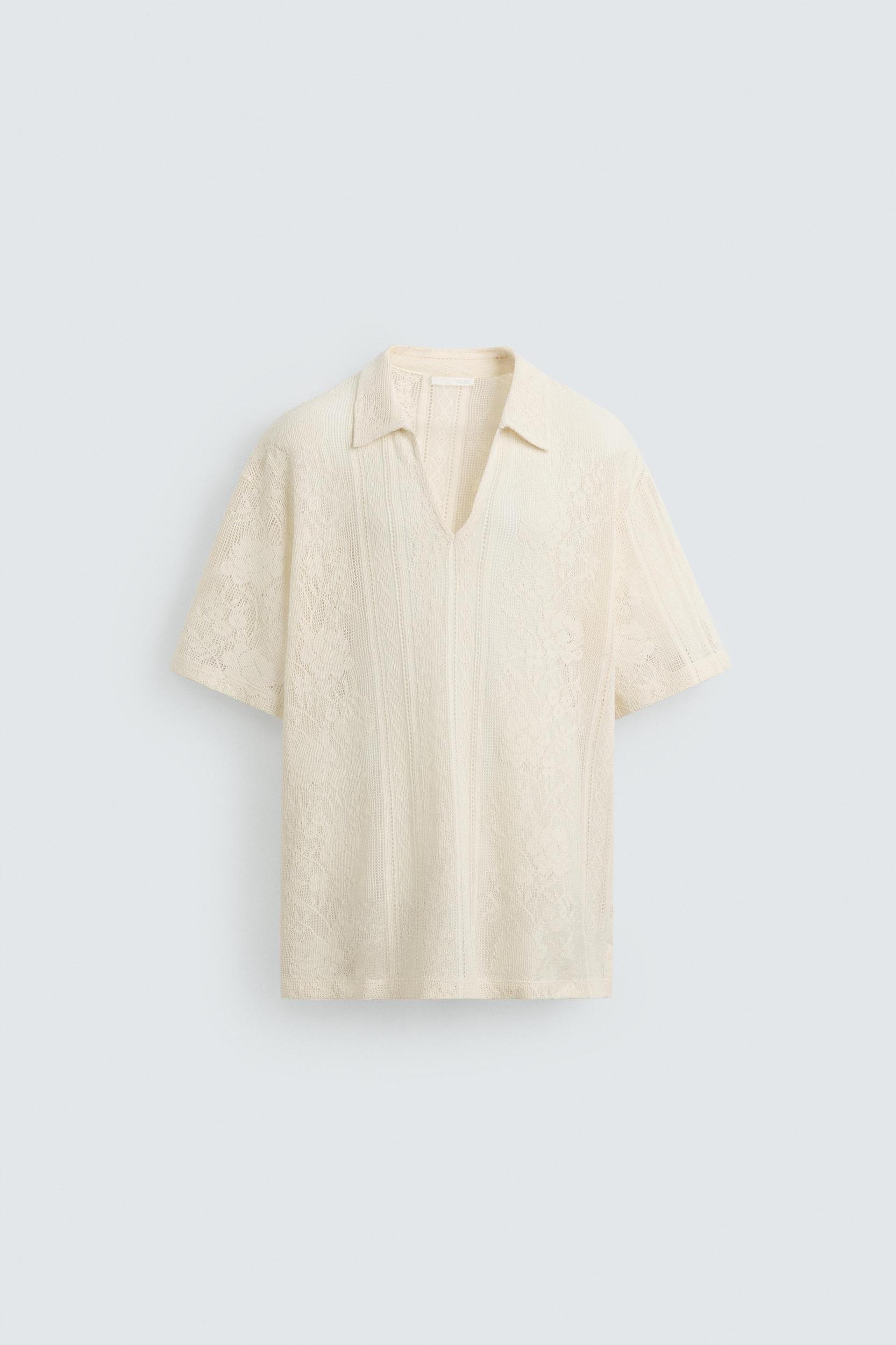 JACQUARD TEXTURED POLO Product Image