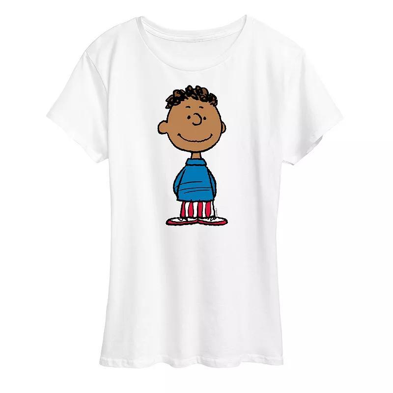 Women's Peanuts Franklin American Flag Graphic Tee,  Product Image