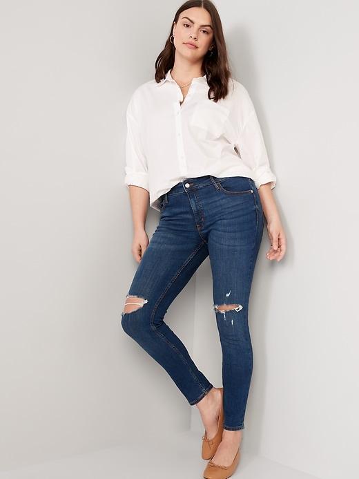 Mid-Rise Rockstar Super-Skinny Jeans Product Image