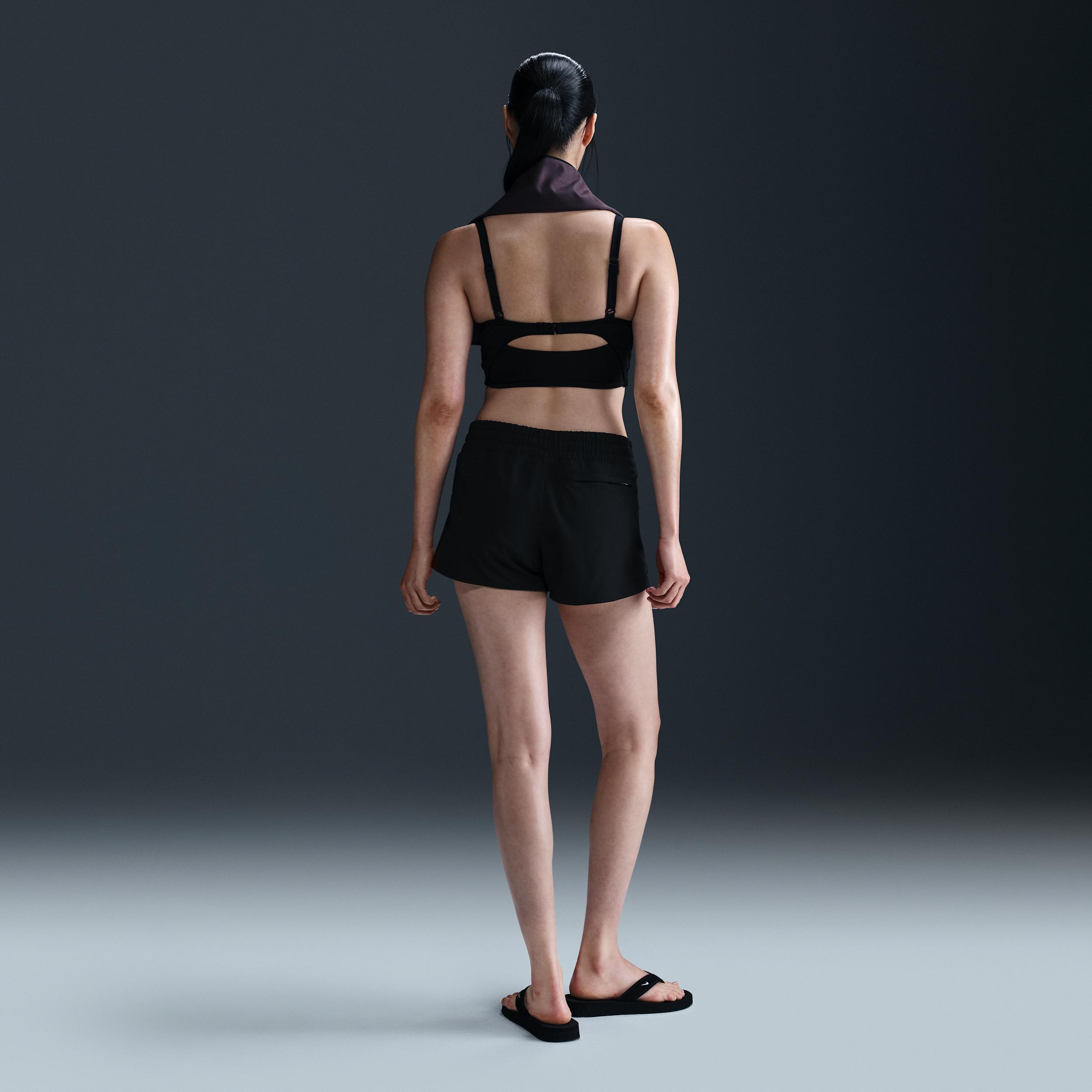 Nike Womens Swim Cover-Up Shorts | NESSF320-001 Product Image