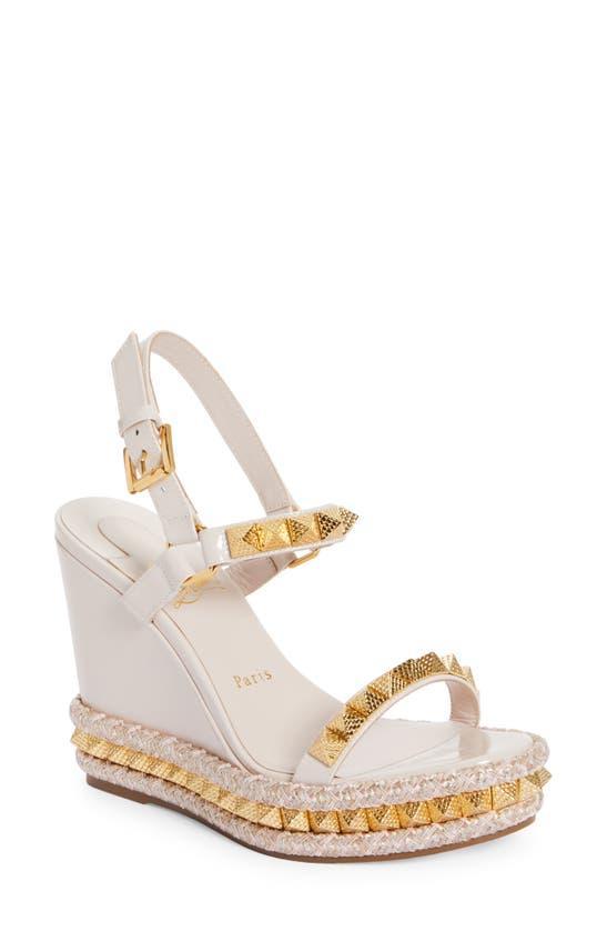 Pyraclou Wedge Sandal In F608 Lechelin Leche Product Image