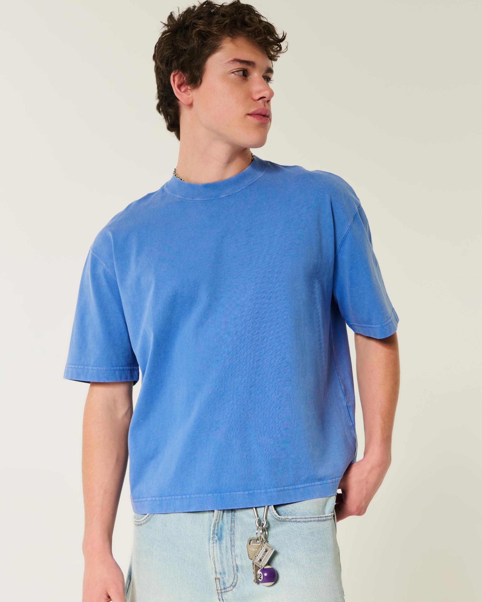 Boxy Heavyweight Crop Crew T-Shirt Product Image