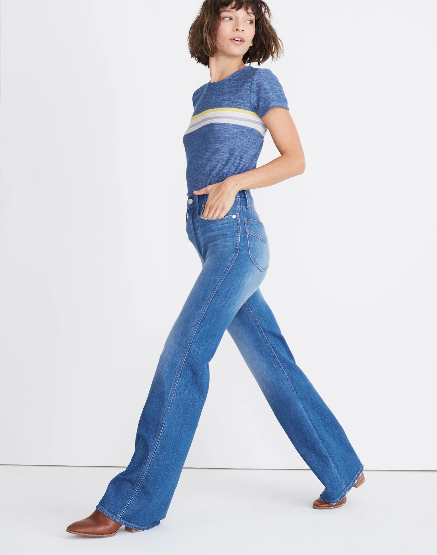 11" High-Rise Flare Jeans Product Image