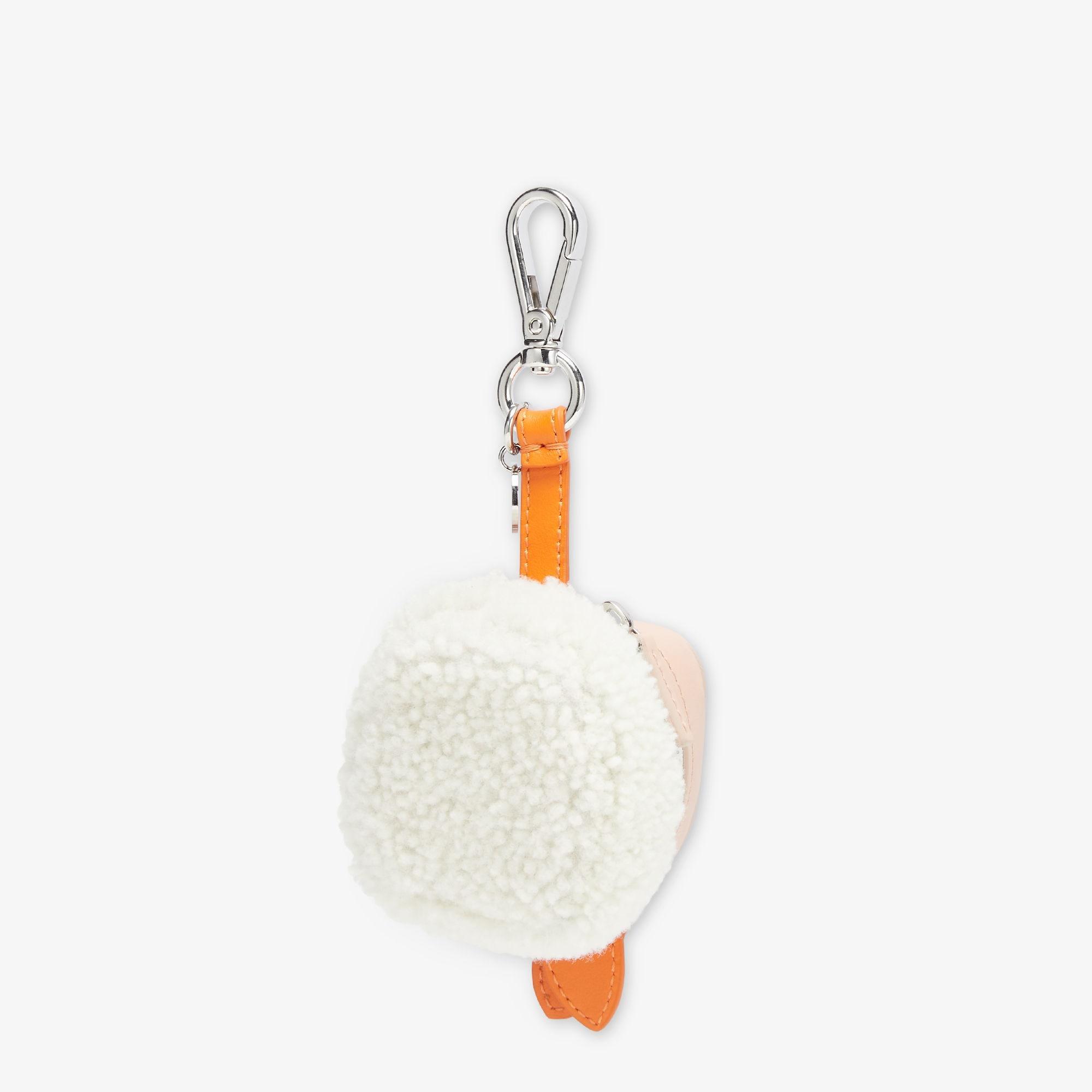 Fendilicious CharmWhite sheepskin and leather charm Product Image