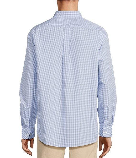 Gold Label Roundtree & Yorke Non-Iron Long Sleeve Small Checked Print Sport Shirt Product Image