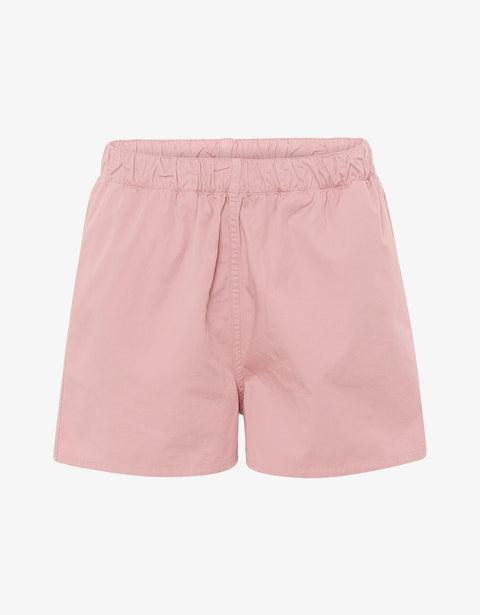 Women Organic Twill Shorts - Faded Pink Product Image