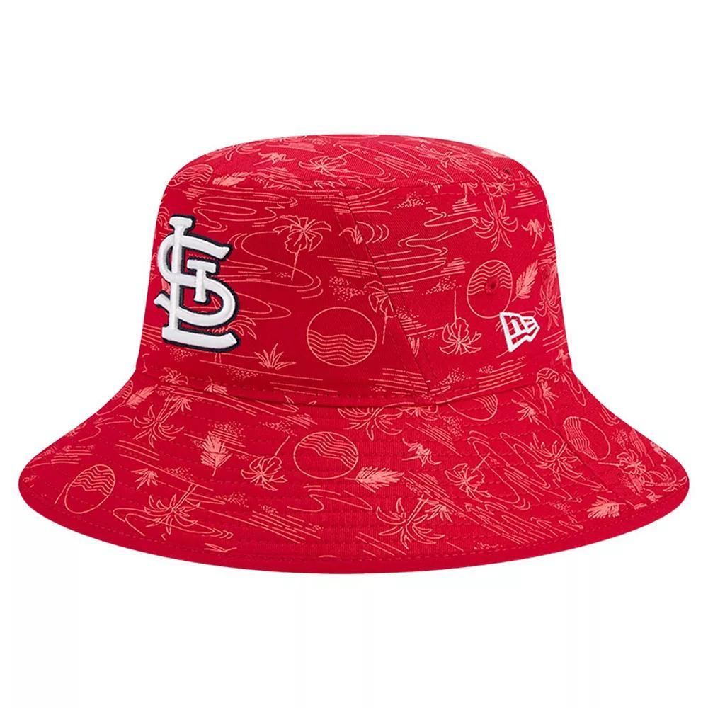 Men's New Era  Red St. Louis Cardinals 2025 Spring Training All Over Print Bucket Hat, Size: Large/XL Product Image
