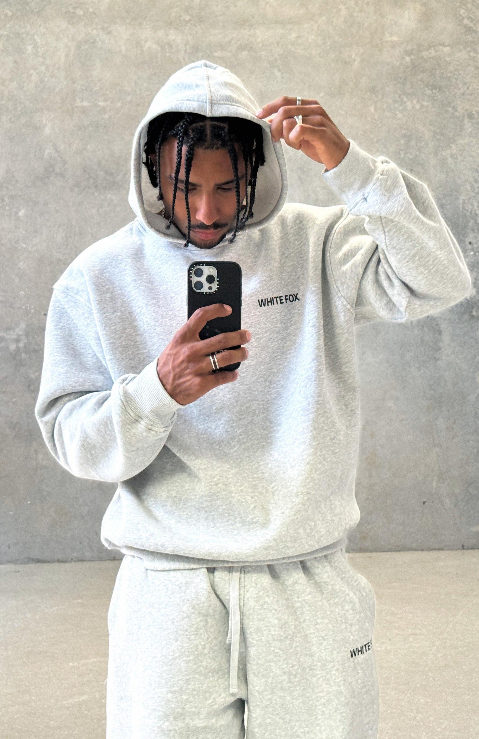 Core Classic Oversized Hoodie Dark Grey Marle Product Image