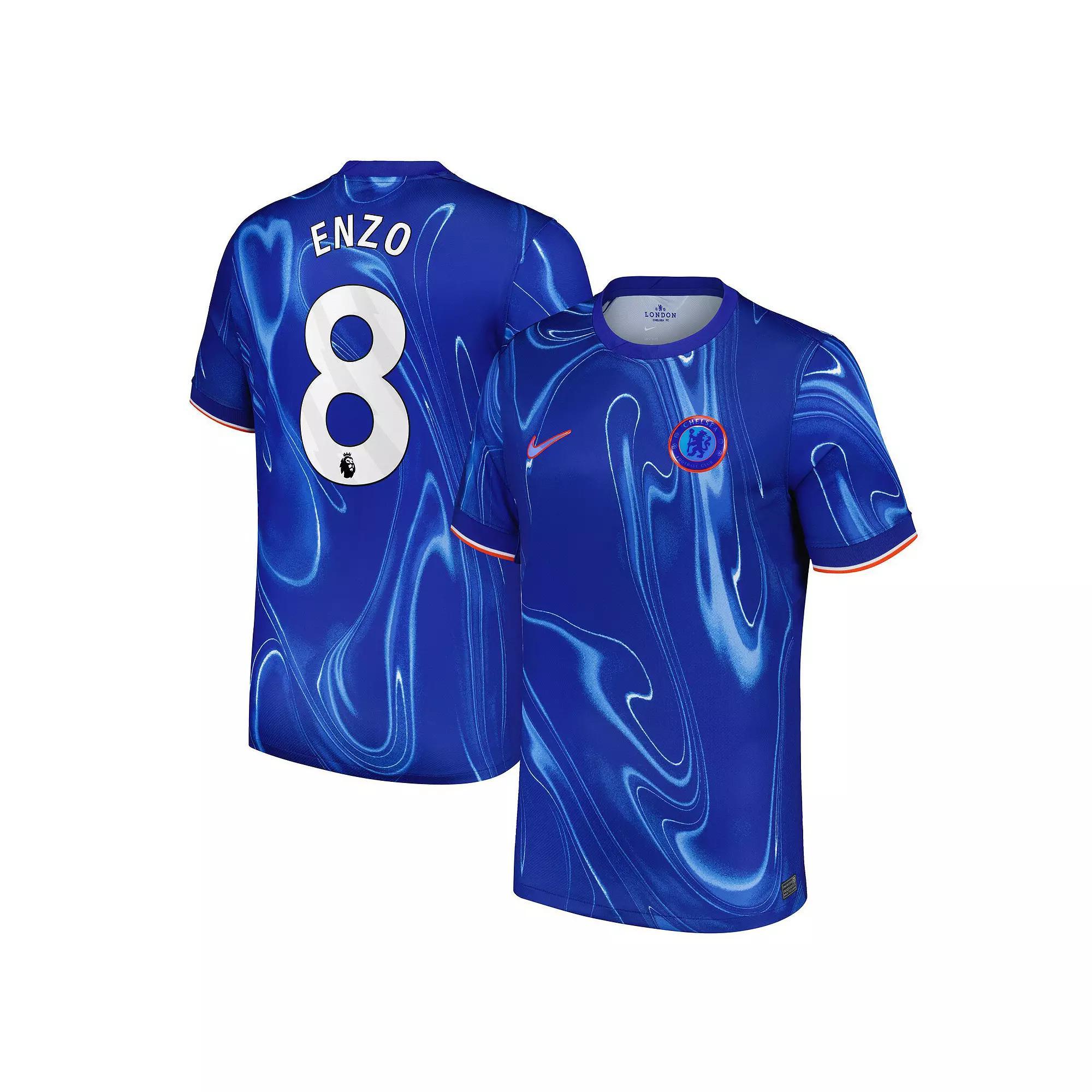 Men's Nike Enzo Fern��ndez Blue Chelsea 2024/25 Home Replica Player Jersey, Size: Large, Chl Blue Product Image