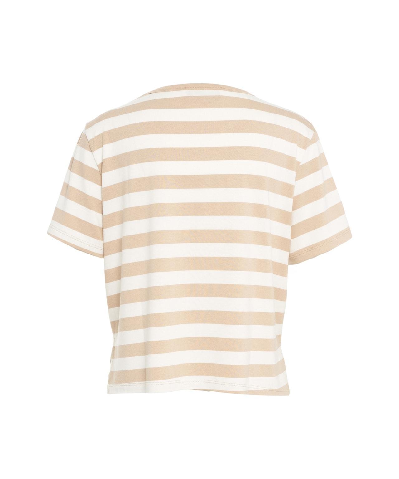 Striped cropped t-shirt Product Image