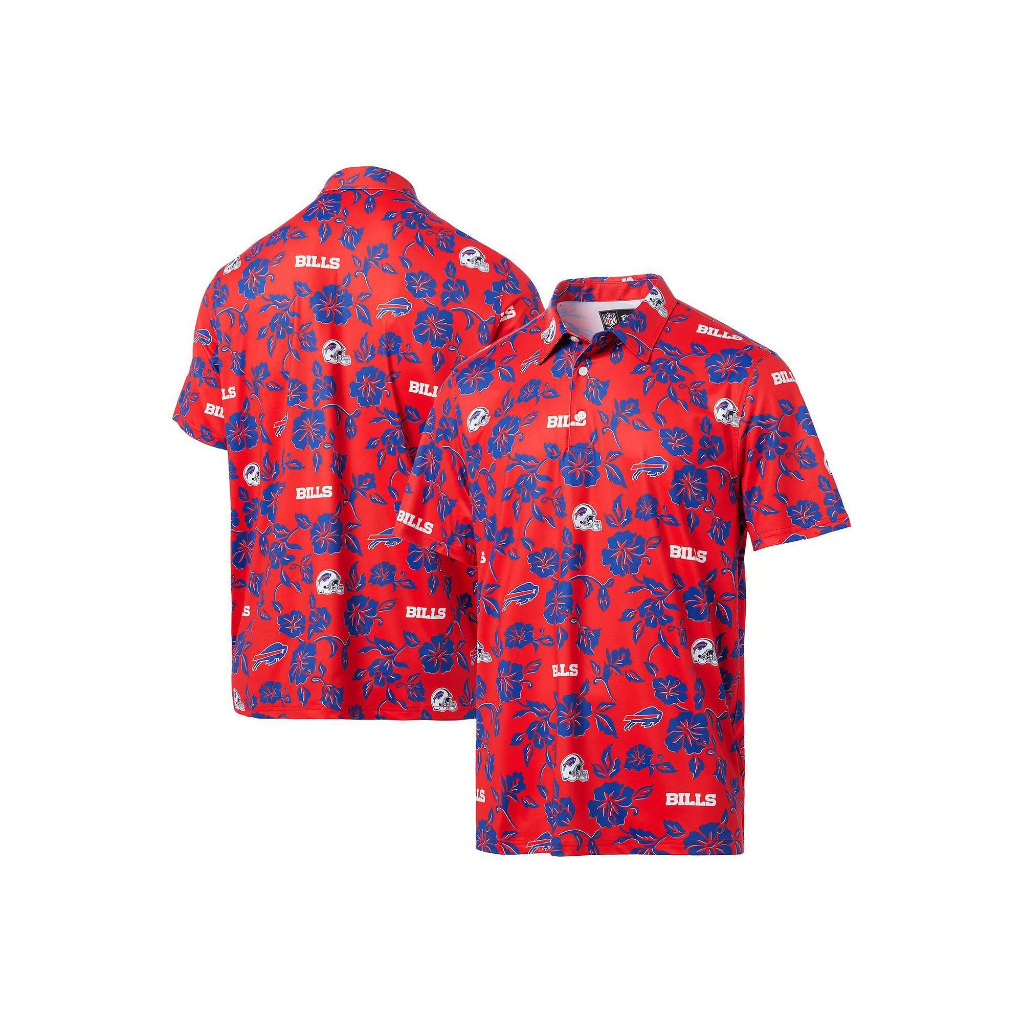 Men's Reyn Spooner Red Buffalo Bills Pua Performance Polo, Size: Small Product Image