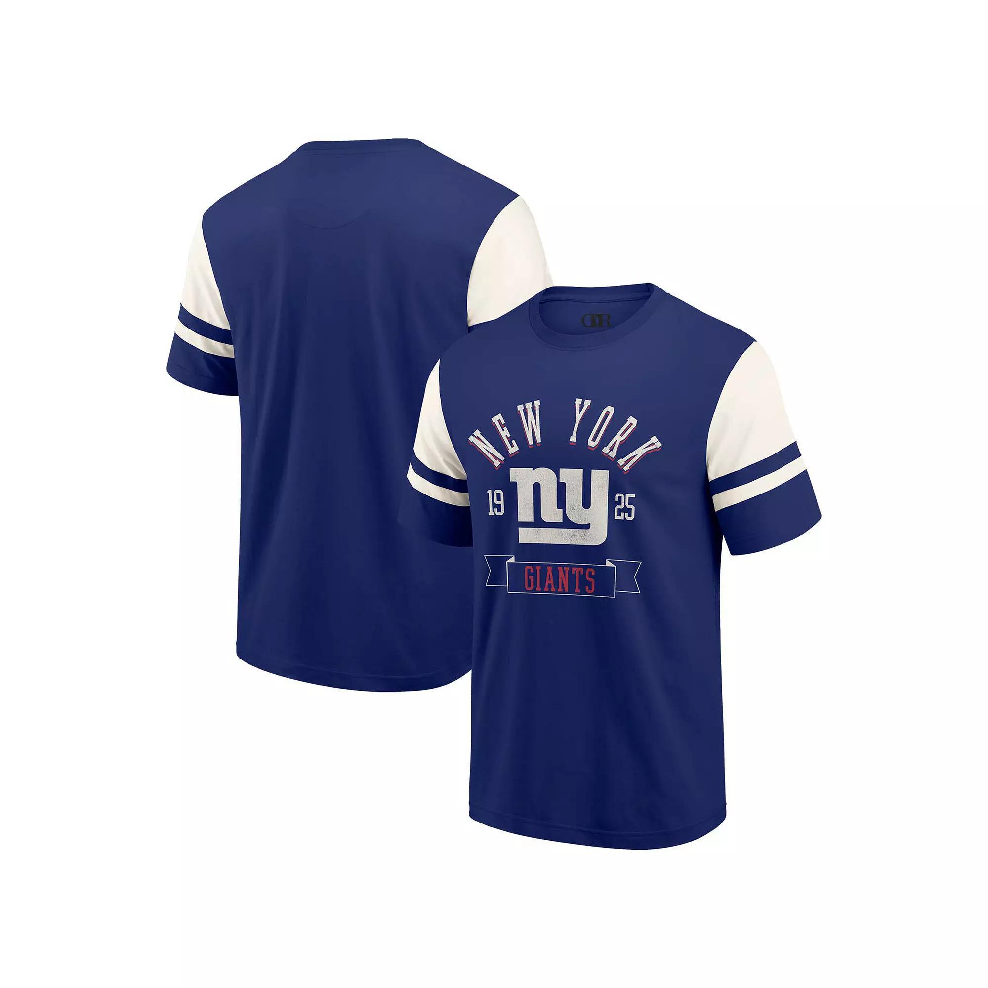 Men's Darius Rucker Collection by Fanatics  Royal New York Giants Football T-Shirt, Size: XL, Blue Product Image