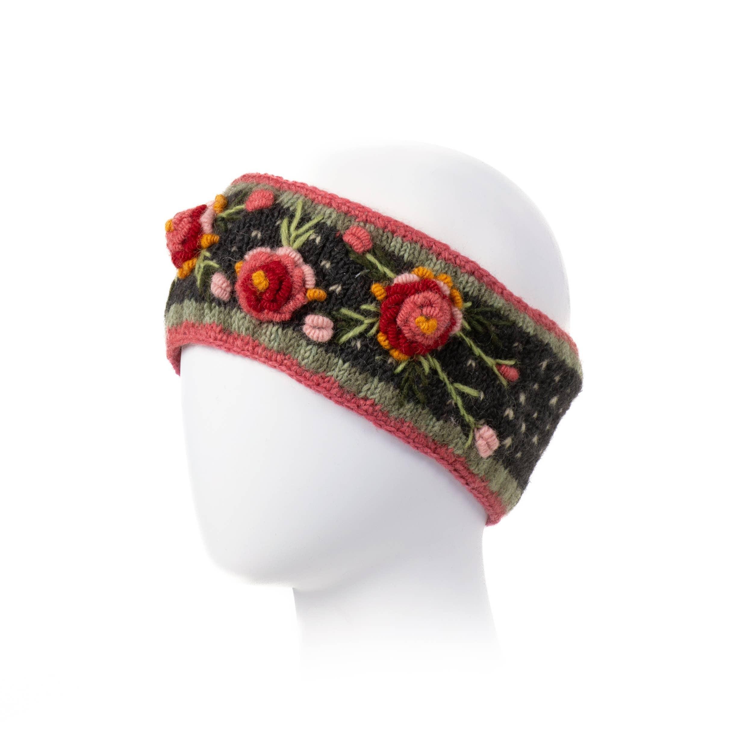 Aubrey  - women's wool knit headband: Quarry Product Image