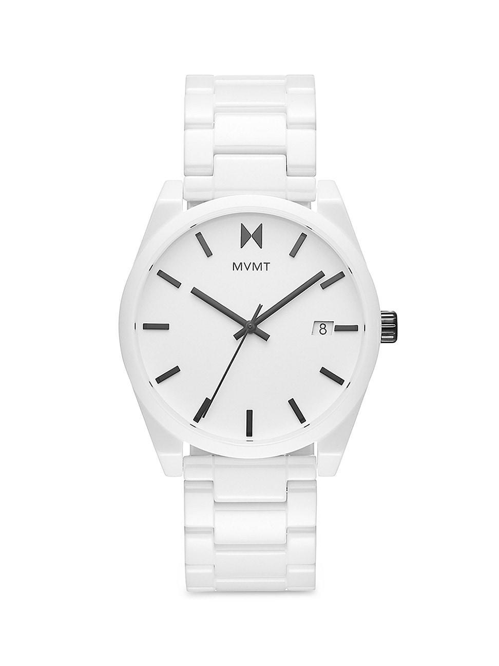 Mvmt Element White Ceramic Bracelet Watch 43mm Product Image