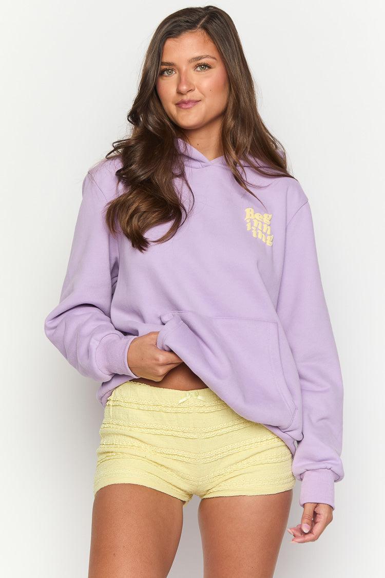 Beginning Purple Snuggle Bubble Hoodie Product Image