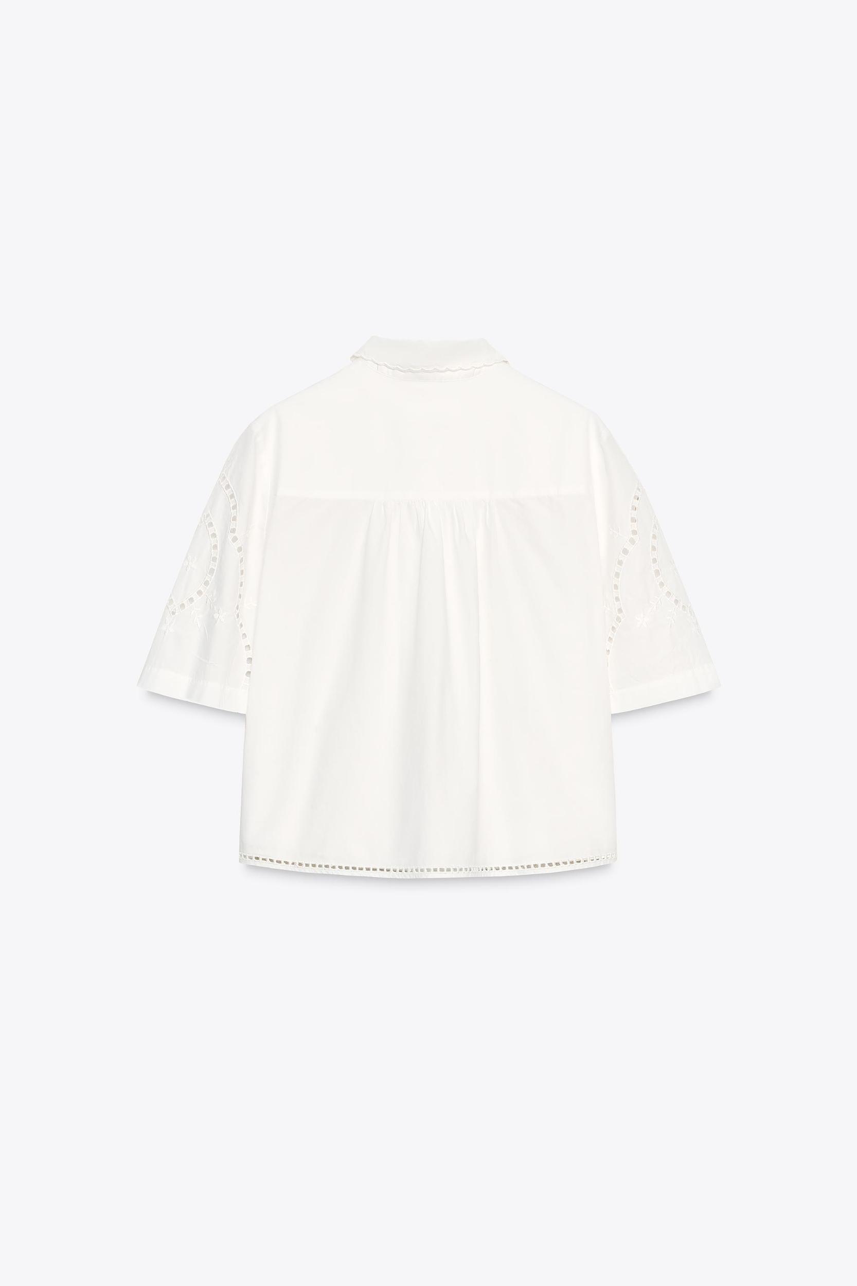 EMBROIDERED SHIRT ZW COLLECTION Product Image